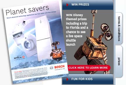 Bosch's planet savers advertising campaign