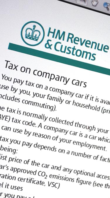 Tax on company cars